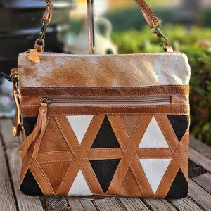 Dakota Plains Hair-on Canvas Bag